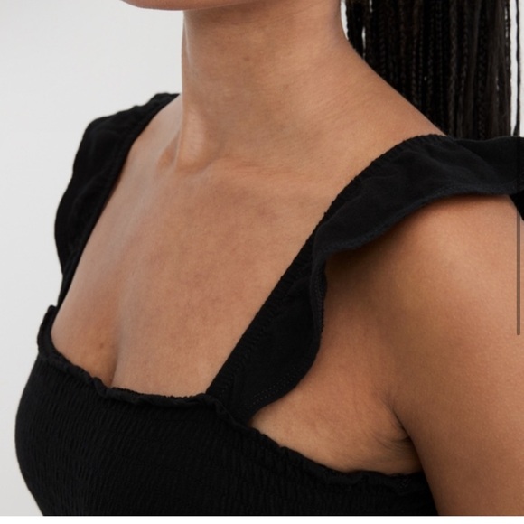 🆕 Aerie Smocked Wide Leg Jumpsuit - Picture 3 of 8